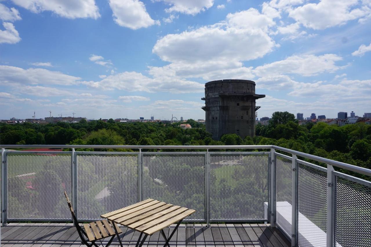 Ferienwohnung Augartenblick Penthauscombo 15/16 - Blick zum Riesenrad Wien Exterior foto