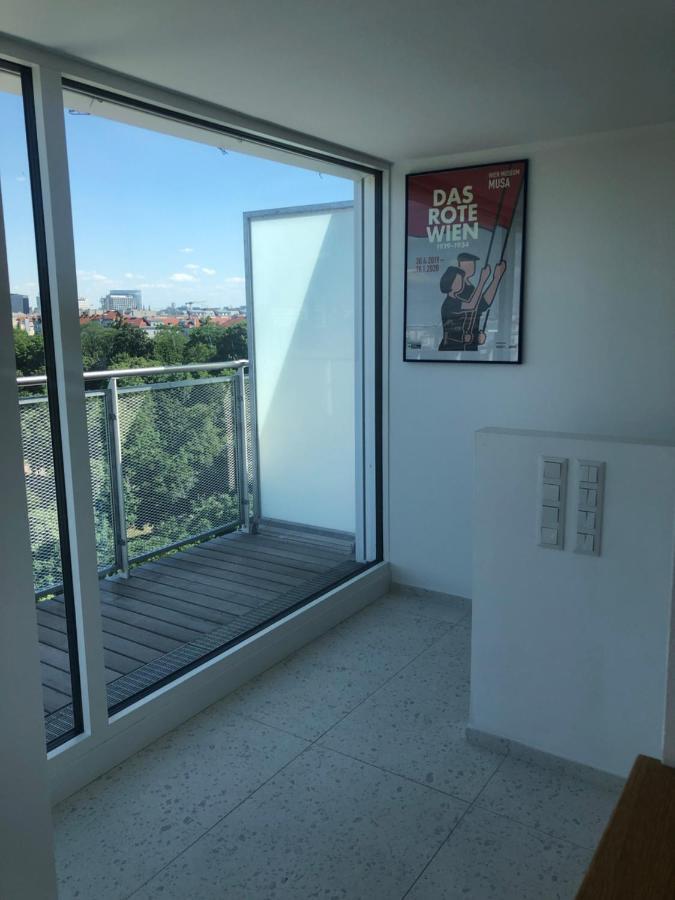 Ferienwohnung Augartenblick Penthauscombo 15/16 - Blick zum Riesenrad Wien Exterior foto