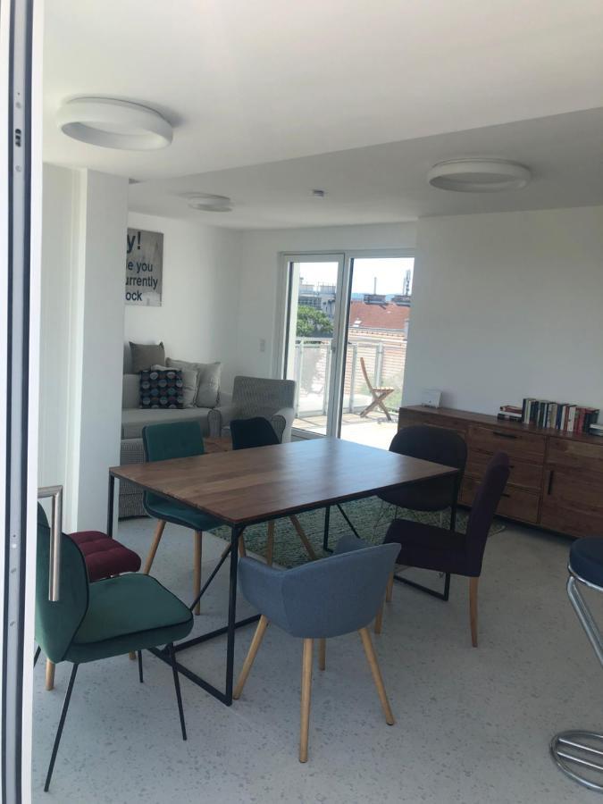 Ferienwohnung Augartenblick Penthauscombo 15/16 - Blick zum Riesenrad Wien Exterior foto