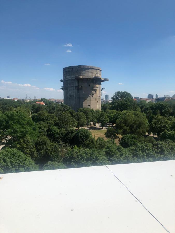 Ferienwohnung Augartenblick Penthauscombo 15/16 - Blick zum Riesenrad Wien Exterior foto